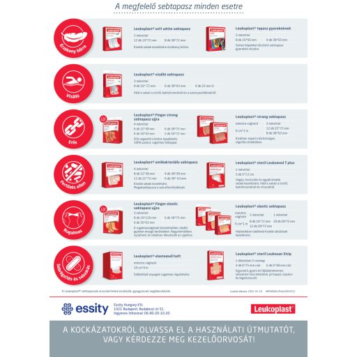 Leukoplast elastomull haft öntapadó kötésrögzítő pólya 10 cm x 4 m