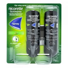   Nicorette Quickspray 1 mg/adag szájnyálkahártyán alkalmazott oldatos spray 2 db