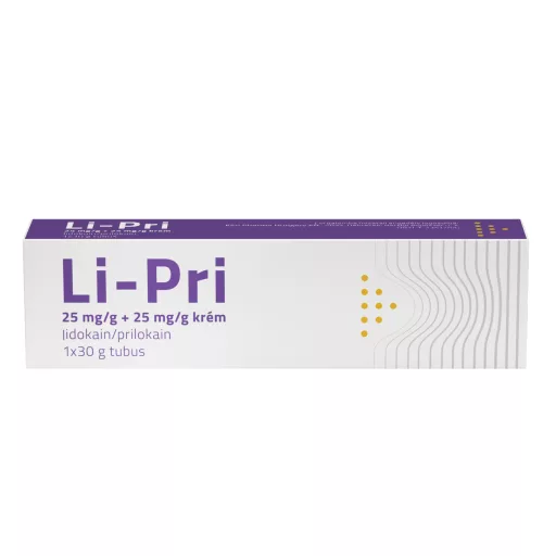 Li-Pri 25 mg/g + 25 mg/g krém 30 g