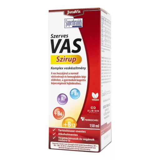 JutaVit Szerves Vas szirup komplex 150 ml
