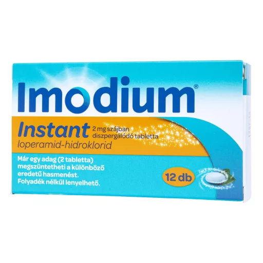 Imodium Instant 2 mg szájban diszpergálódó tabletta 12 db