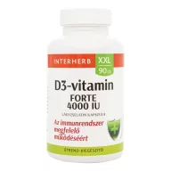 Interherb XXL D3-vitamin Forte 4000 IU kapszula 90 db