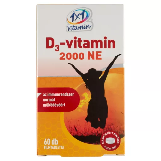 1×1 Vitamin D3-vitamin 2000 NE filmtabletta 60 db