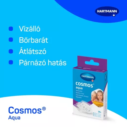 Cosmos Aqua sebtapasz vegyes méret 20 db