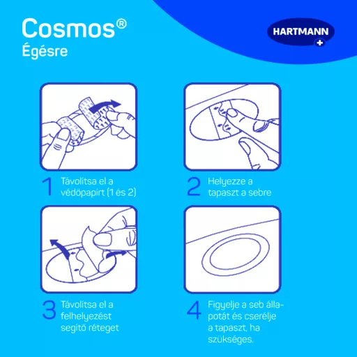 Cosmos sebtapasz égésre 8 db