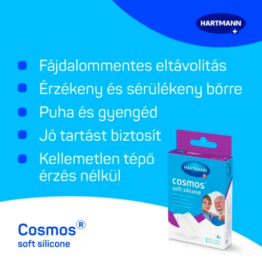 Cosmos soft silicone sebtapasz 8 db
