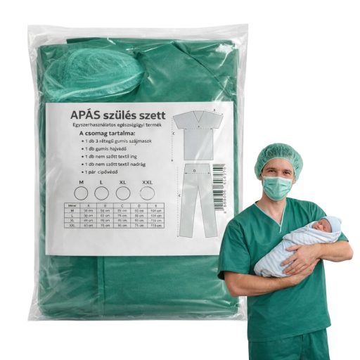 Apás szülés látogatói szett XL