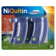 NiQuitin Minitab 4 mg préselt szopogató tabletta 100 db