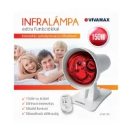 Vivamax Infralámpa extra funkciókkal - 150 W-os izzóval