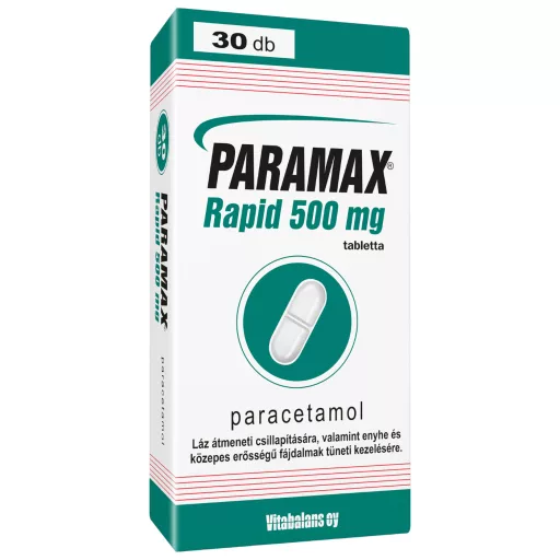 Parmax Rapid 500 mg tabletta 30 db