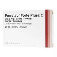 Ferretab Forte plusz C kemény kapszula 30 db