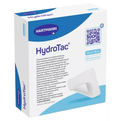 HydroTac géllel impregnált habkötszer 10 x 10 cm 10 db