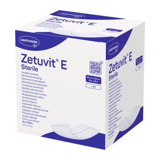 Zetuvit E steril sebpárna 10 x 20 cm 25 db