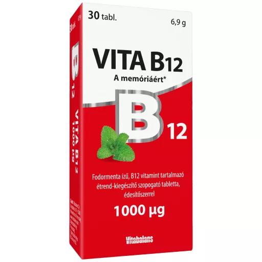 Vitabalans Vita-B12 1000mcg tabletta 30 db