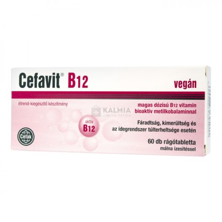 Cefavit B12 rágótabletta 60 db