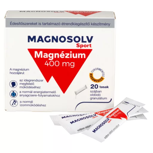 Magnosolv Sport 400 mg granulátum 20 db