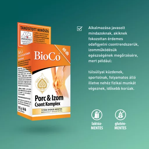 BioCo Porc & Izom Csont komplex tabletta 60 db