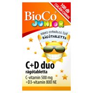 Bioco C+D duo Junior rágótabletta 100 db