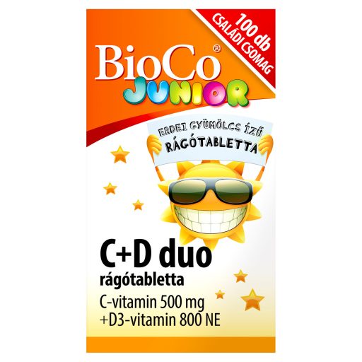 Bioco C+D duo Junior rágótabletta 100 db