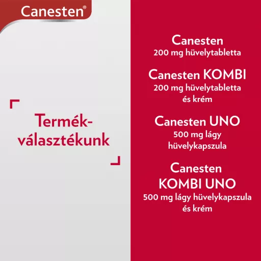 Canesten Kombi Uno 500 mg lágy hüvelykapszula + 10mg/g krém