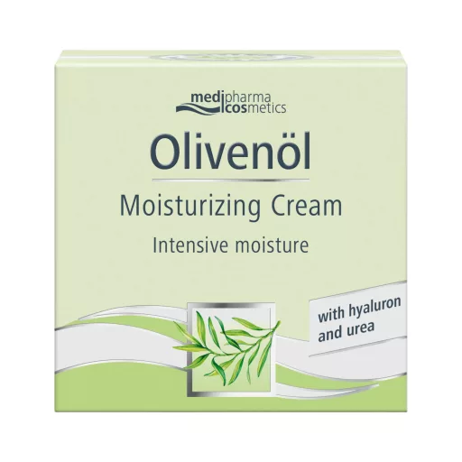 Olivenöl hidratáló arckrém hyaluronnal és ureával 50 ml