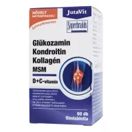 JutaVit Glükozamin Kondroitin Kollagén MSM D + C-vitamin tabletta 60 db