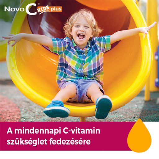 Novo C Kids liposzómás málnás C-vitamin folyadék 120 ml