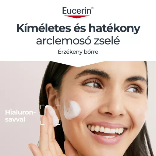 Eucerin DermatoClean mélytisztító, habzó arclemosó zselé 200 ml