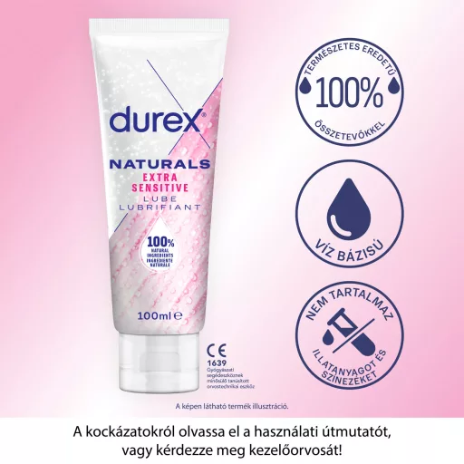 Durex Naturals Sensitive sikosító gél 100 ml