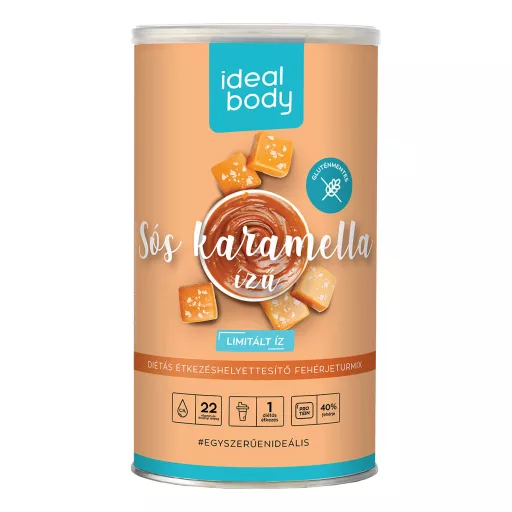 IdealBody  fehérje turmixpor 15 adag - sóskaramella 525g
