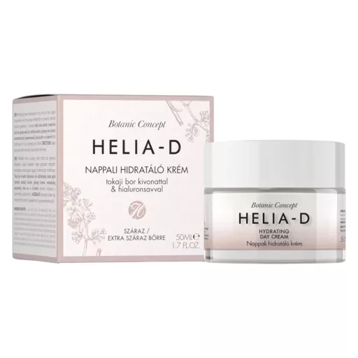 Helia-D Botanic Concept nappali hidratáló krém Tokaji bor kivonattal száraz/extra száraz bőrre 50 ml