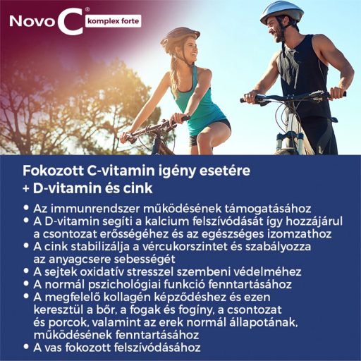 Novo C Komplex Forte liposzómás retard C-vitamin lágykapszula 60 db