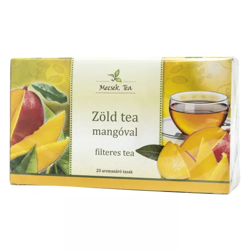 Mecsek zöld tea mangóval filteres 20 db