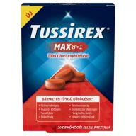 Tussirex Max 8in1 köhögés elleni pasztilla 20 db