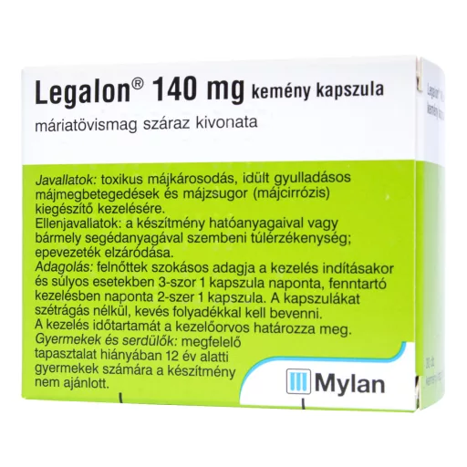 Legalon 140 mg kemény kapszula 30 db