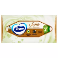   Zewa Softis Natural Soft illatmentes dobozos papírzsebkendő 4 rétegű 80 db