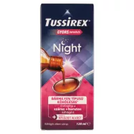 Tussirex Night éjszakai köhögés elleni szirup 120 ml