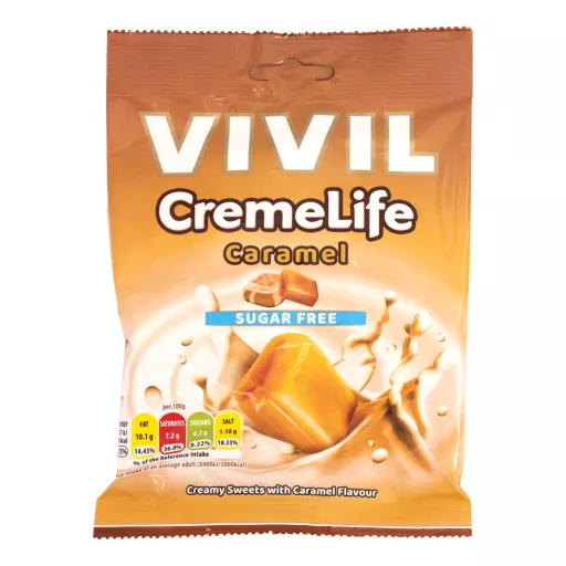 Vivil cukormentes krémes karamellás cukor 60 g
