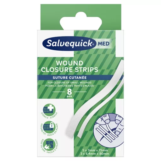 Salvequick Med sebtapasz csík steril 8 db