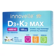 Innovelle D3 + K2 Max 4000 NE rágótabletta 60 db