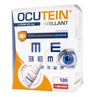 Ocutein Brillant lágyzselatin kapszula 120 db + Ocutein Sensitive Care szemcsepp 15 ml