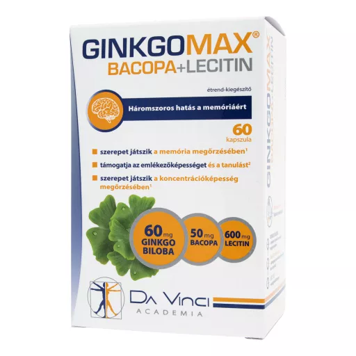 Ginkgomax Bacopa Lecitin lágy kapszula 60 db