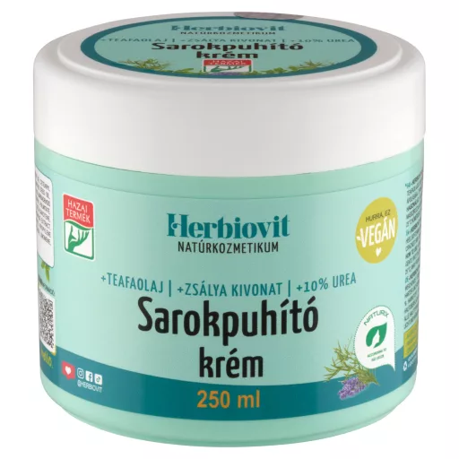 Herbiovit sarokpuhító teafaolajos krém 250 ml