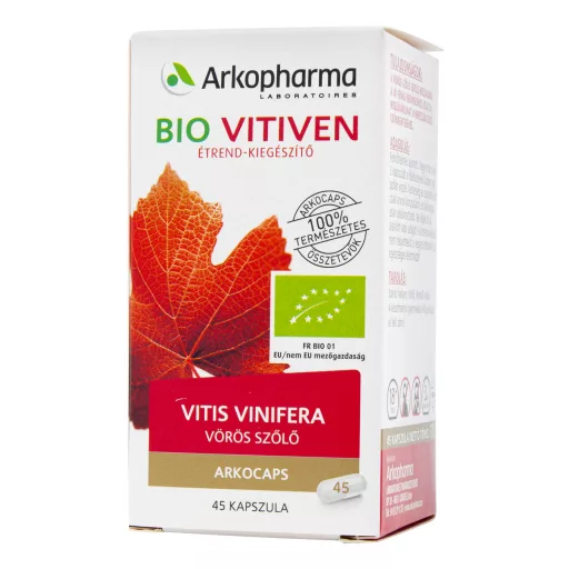 Arkocaps bio vitiven vörösszőlő kapszula 45 db