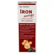 Dr. Theiss Iron energy folyékony étrend-kiegészítő vassal és vitaminokkal, édesítőszerrel 250 ml