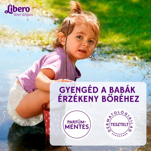 Libero prémium nedves törlőkendő 64 db