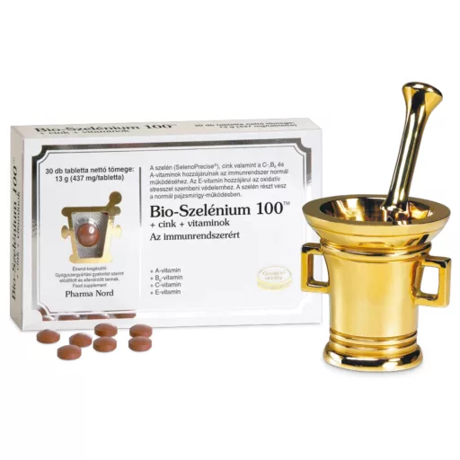 Pharma Nord bio-szelénium 100 + cink + vitaminok tabletta 30 db