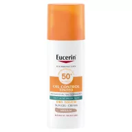   Eucerin Sun Oil Control színezett napozó krém-gél arcra medium SPF50+ 50 ml