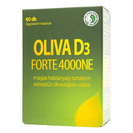 Dr. Chen oliva D3 forte 4000 NE lágyzselatin kapszula 60 db