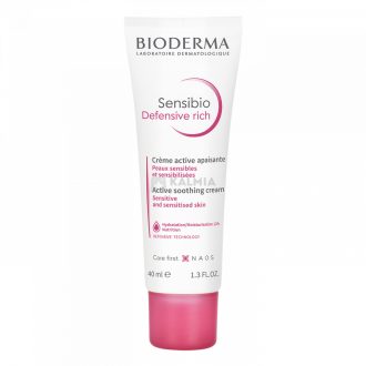 Bioderma Sensibio Defensive Rich nyugtató hatású krém 40 ml